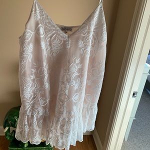 lush lover dress in white lace